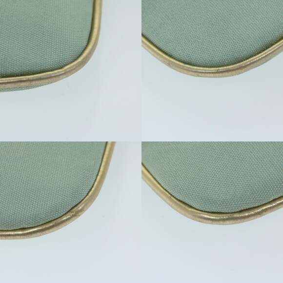 GUCCI Sherry Line Shoulder Bag Canvas Beige Light Blue 005 005 - Picture 10 of 12